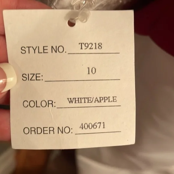 🆕 David’s Bridal Satin A-line Halter w/ Split Front Wedding Dress & Veil Sz. 10 - Picture 11 of 13